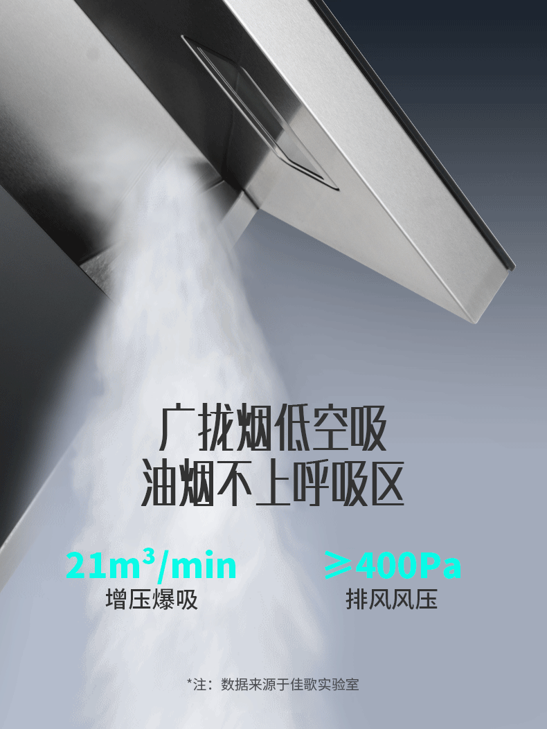 佳歌集成灶專(zhuān)業(yè)吸油煙，不止大吸力！