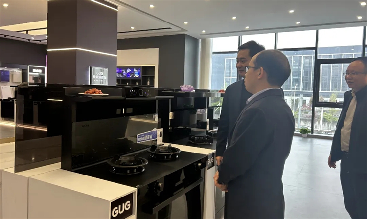 嵊州市委常委陳鑫云一行蒞臨佳歌二期智能化新工廠參觀考察！